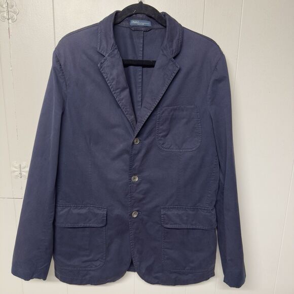 Vtg Polo Ralph Lauren Blazer Mens 42R Sport Coat Classic 3 Button Blazer Jacket - Picture 1 of 13